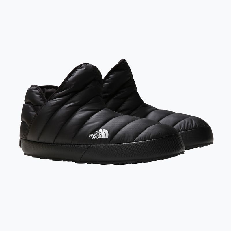 Papuci de iarnă pentru bărbați The North Face Thermoball Traction Bootie negru / alb 8