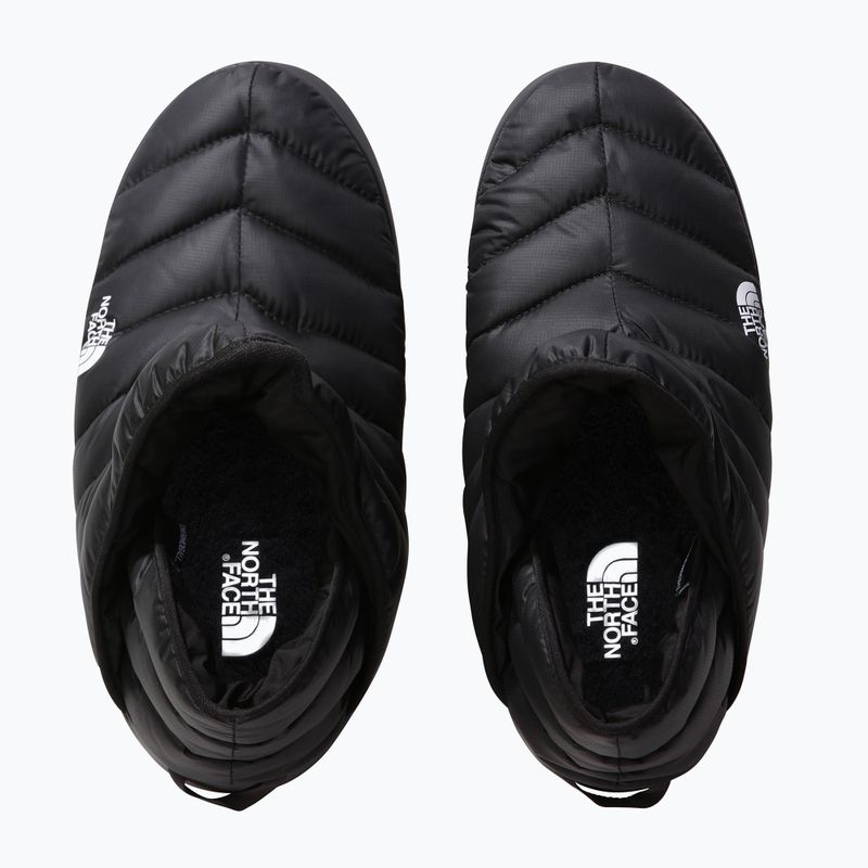 Papuci de iarnă pentru bărbați The North Face Thermoball Traction Bootie negru / alb 12