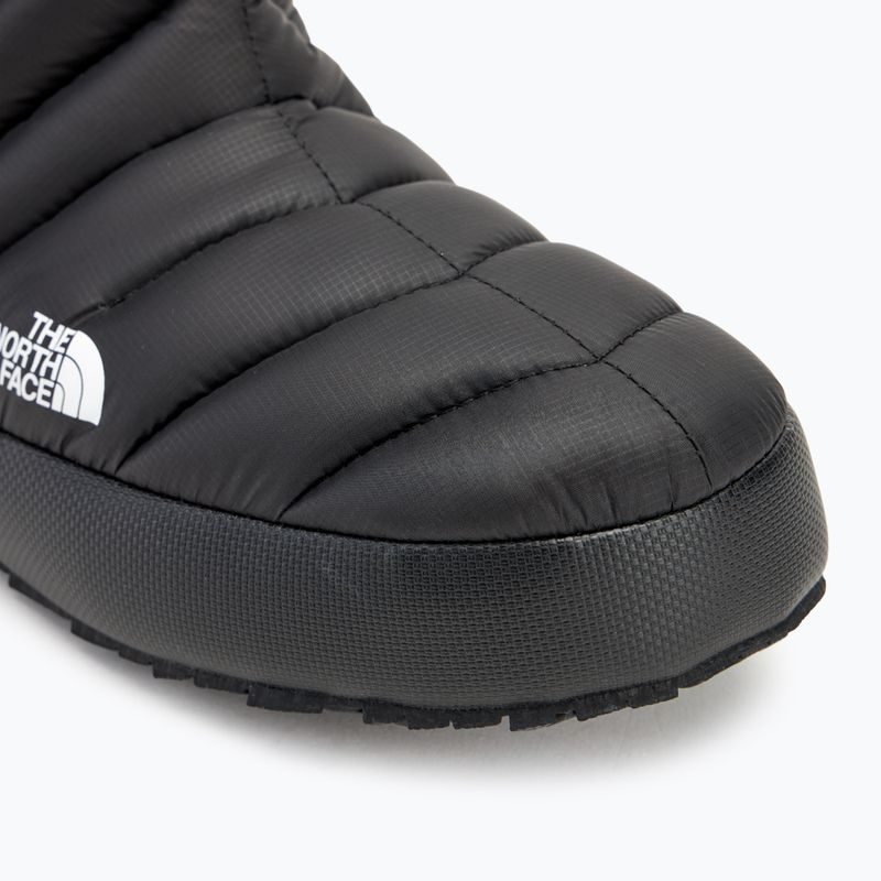 Papuci de iarnă pentru bărbați The North Face Thermoball Traction Bootie negru / alb 7