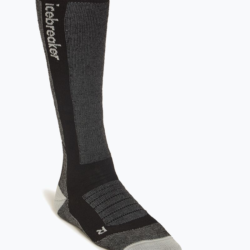 Șosete de schi pentru bărbați Icebreaker Merino Ski+ Medium OTC black/ether/grahite 5