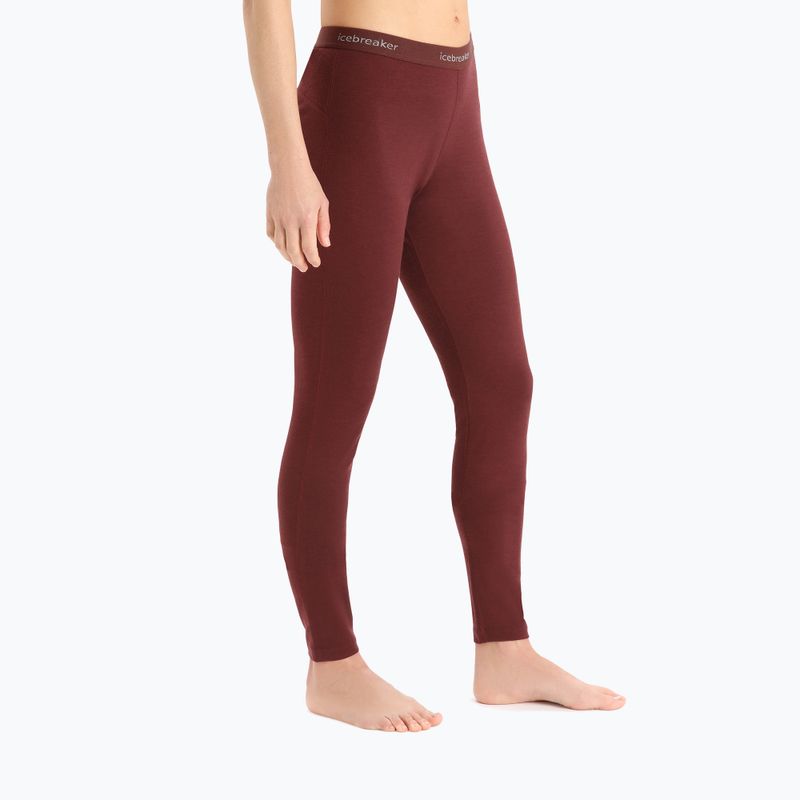 Pantaloni termici pentru femei Icebreaker 200 Oasis maro IB1043830641