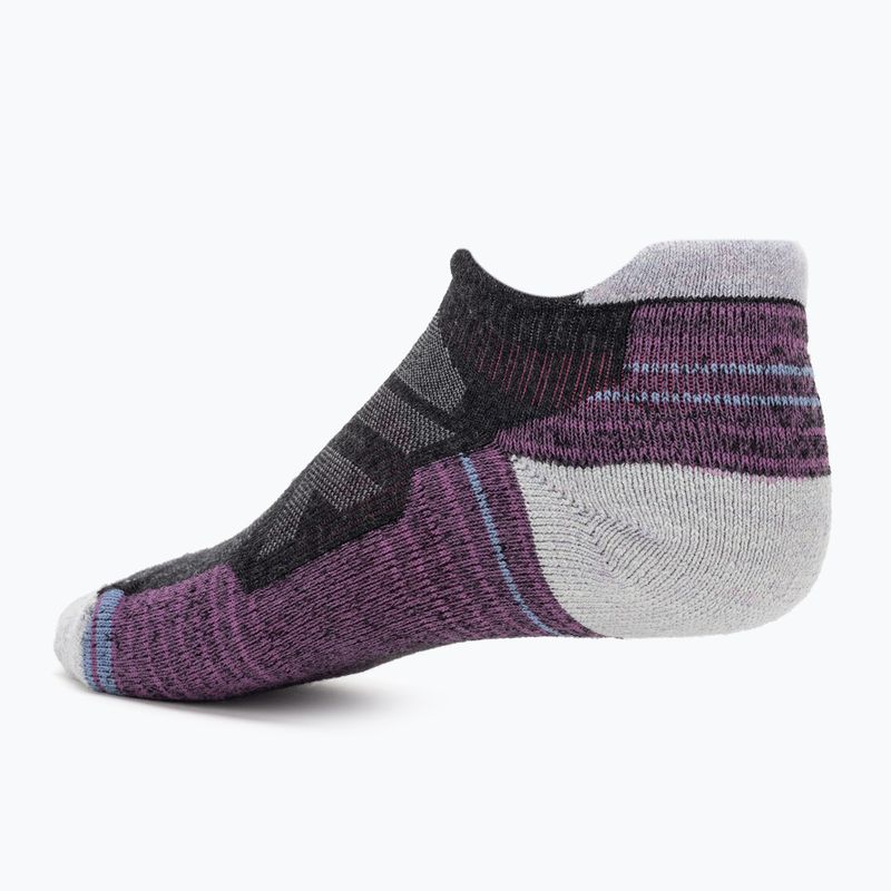 Șosete de trekking Smartwool Hike Light Cushion Low Ankle pentru femei, de culoare cărbune 2