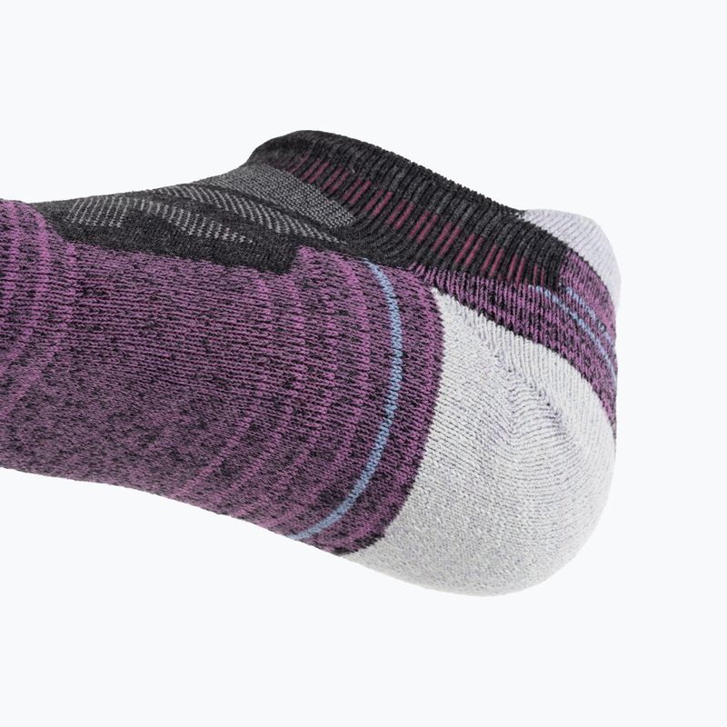 Șosete de trekking Smartwool Hike Light Cushion Low Ankle pentru femei, de culoare cărbune 4