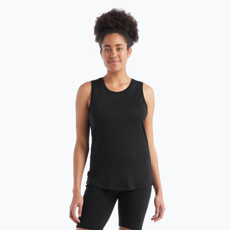 Icebreaker tricou termic pentru femei Sphere II Tank negru IB0A56EZ0011