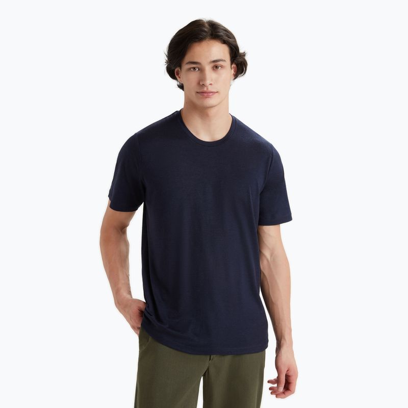Tricou de drumeție pentru bărbați icebreaker Tech Lite II SS albastru marin IB0A59IY