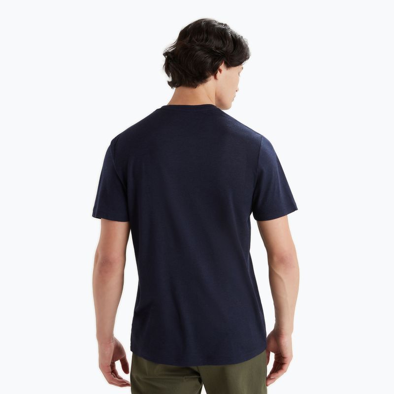 Tricou de drumeție pentru bărbați icebreaker Tech Lite II SS albastru marin IB0A59IY 3