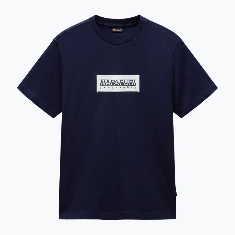 Tricou pentru bărbați Napapijri S-Box Logo blu marine