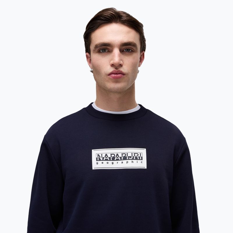 Bluză pentru bărbați Napapijri B-Box Logo C blu marine 3