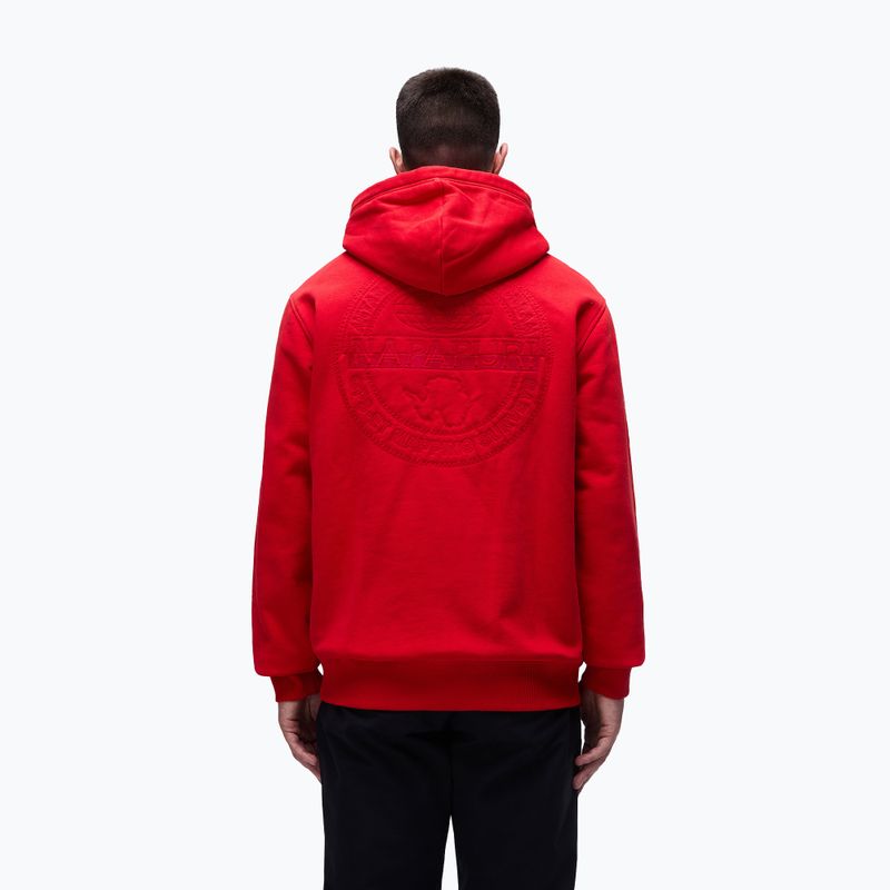 Hanorac pentru bărbați Napapijri B-Kander Hooded red goji 3