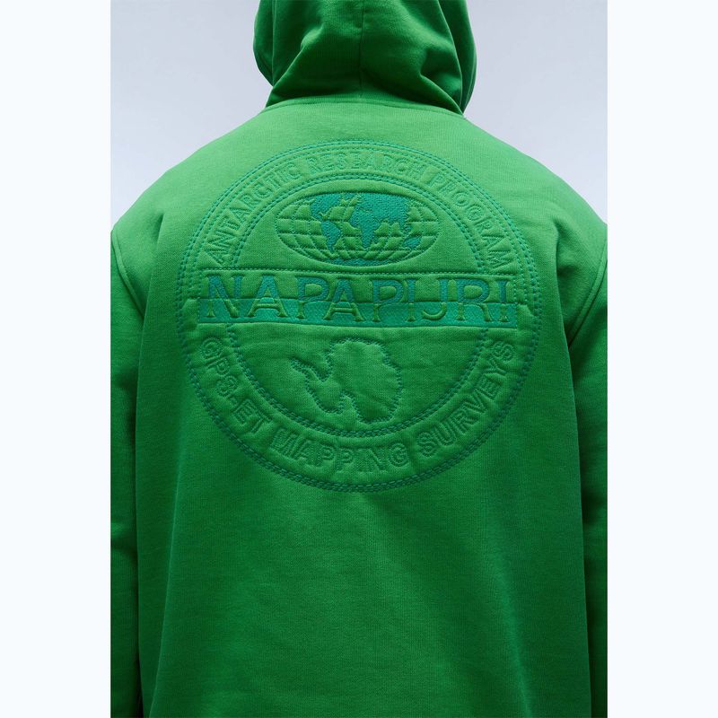 Hanorac pentru bărbați Napapijri B-Kander Hooded green kelly 5