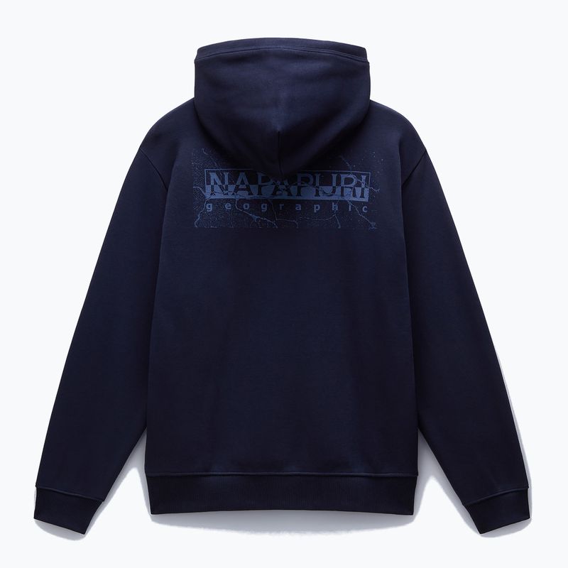 Hanorac pentru bărbați Napapijri B-Albula Hooded blu marine 2