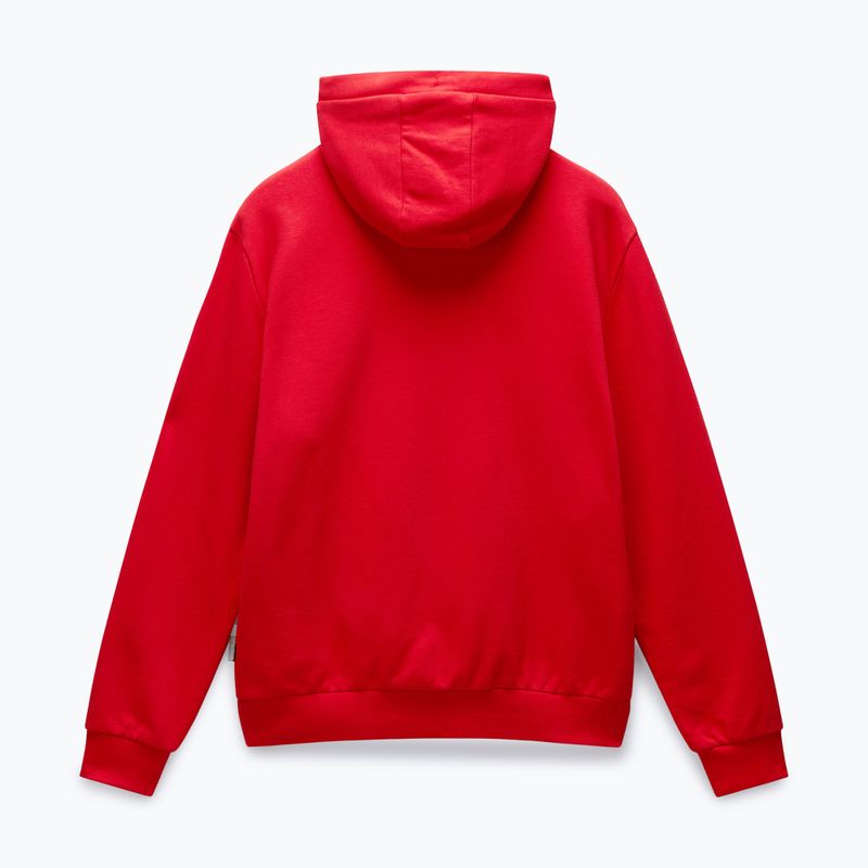 Hanorac pentru bărbați Napapijri Burgee Half Zip Hooded 2.0 red goji 6