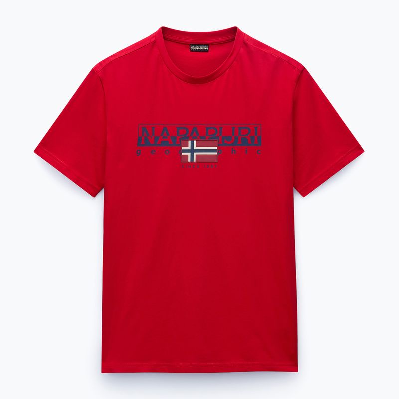 Tricou pentru bărbați Napapijri S-Aylmer red goji 4