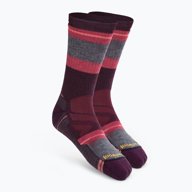 Șosete de trekking Smartwool Hike Full Cushion Saturnsphere Crew bordeaux SW001584591