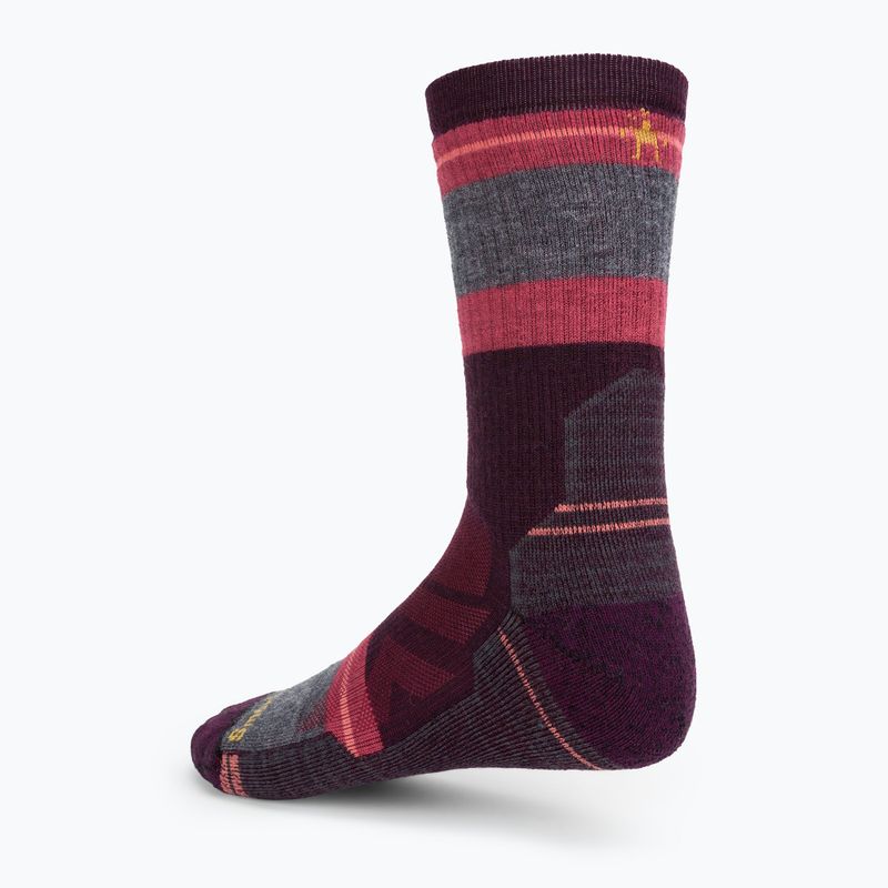 Șosete de trekking Smartwool Hike Full Cushion Saturnsphere Crew bordeaux SW001584591 2