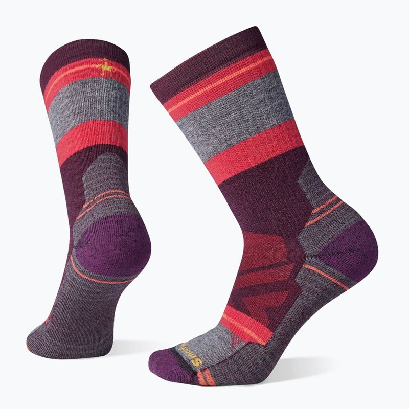 Șosete de trekking Smartwool Hike Full Cushion Saturnsphere Crew bordeaux SW001584591 4