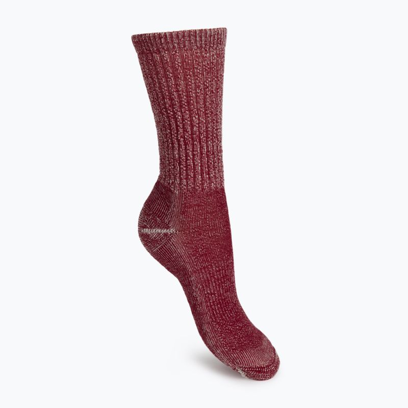 Șosete de trekking pentru femei Smartwool Classic Hike Light Cushion Crew, roșu, SW010293D421