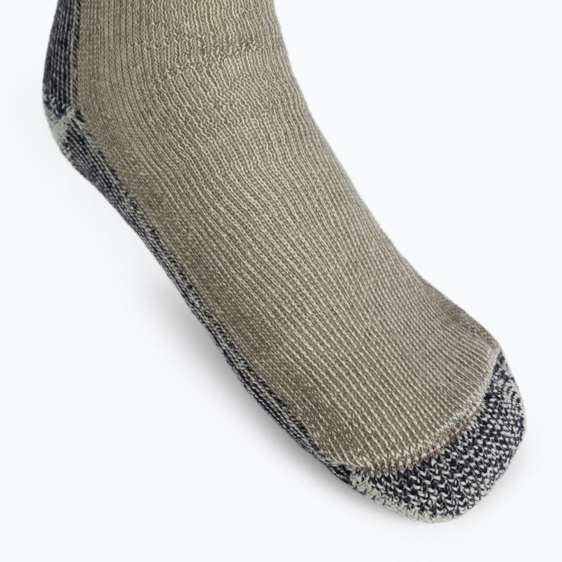 Șosete de trekking Smartwool Classic Mountaineer Maximum Cushion Crew, maro și roșu, SW0133002361 5