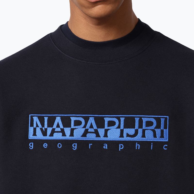 Hanorac pentru bărbați Napapijri NP0A4FQU azul marino 3