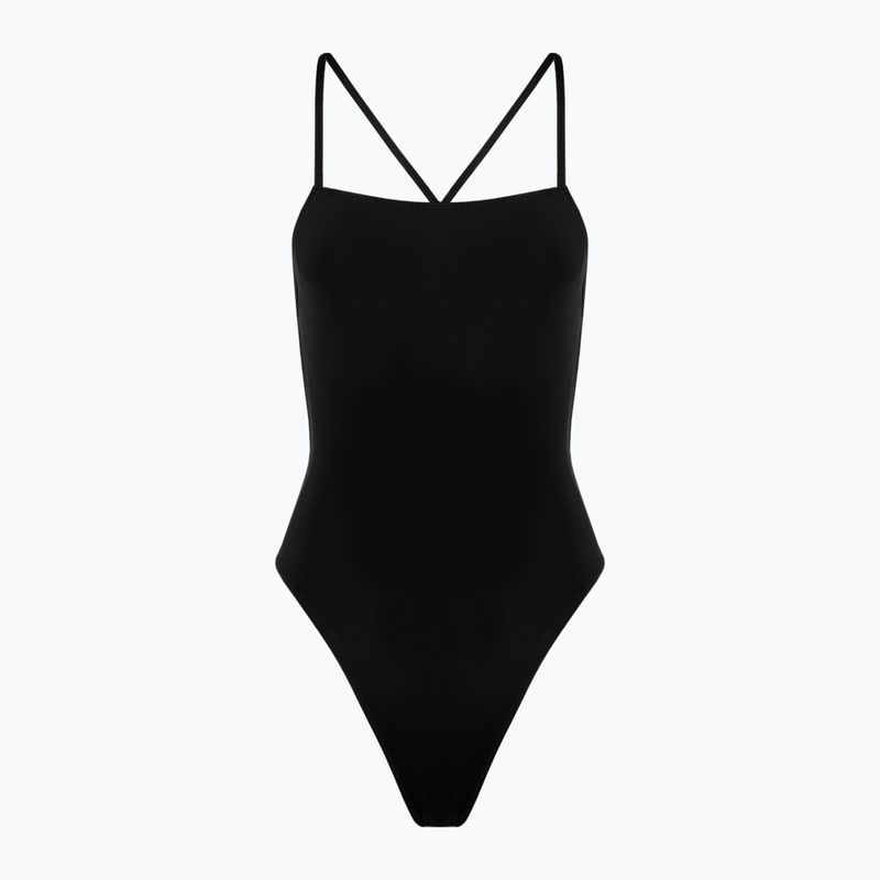 Costum de baie dintr-o piesă pentru femeiHurley Solid Square Neck Moderate One Piece black