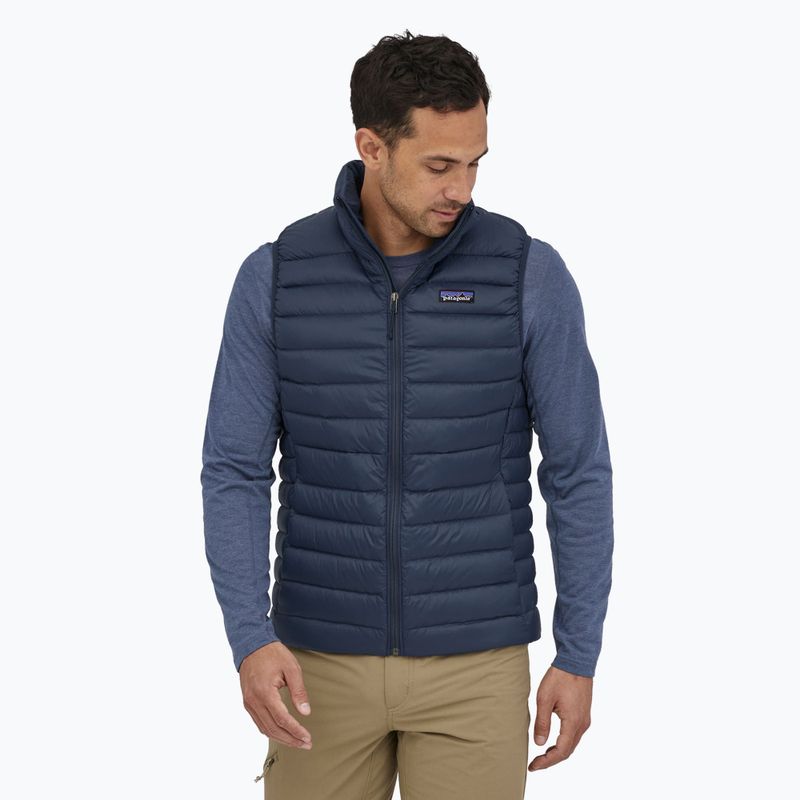 Vestă pentru bărbați Patagonia Down Sweater new navy