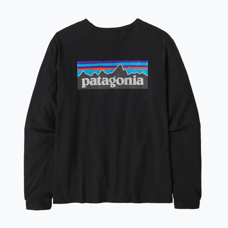 Longsleeve pentru femei Patagonia P-6 Logo Responsibili-Tee black 4