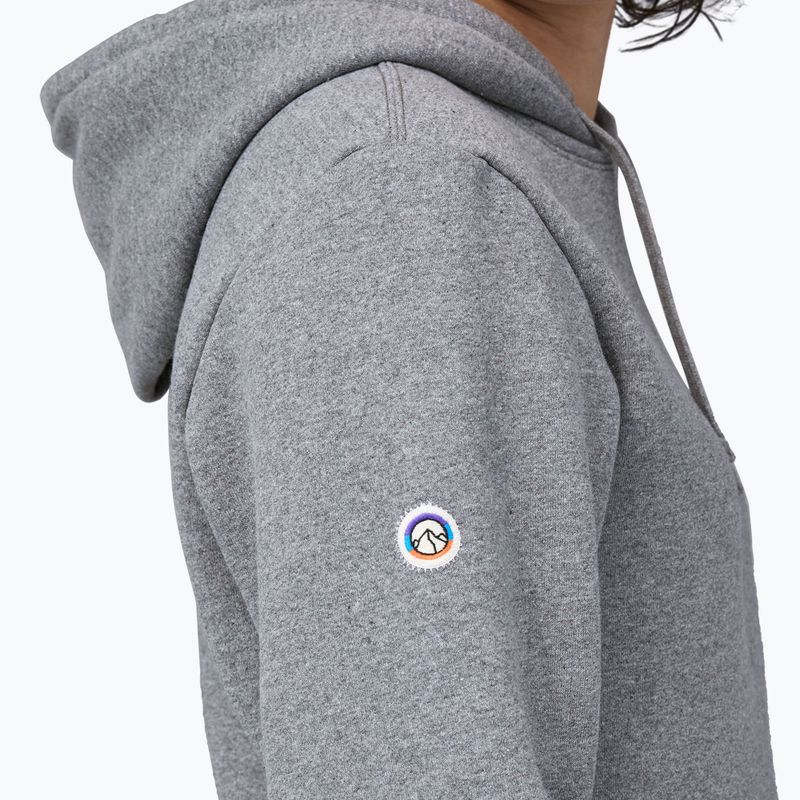 Patagonia Fitz Roy Icon Uprisal Hanorac cu glugă din gravel heather Sweatshirt 7