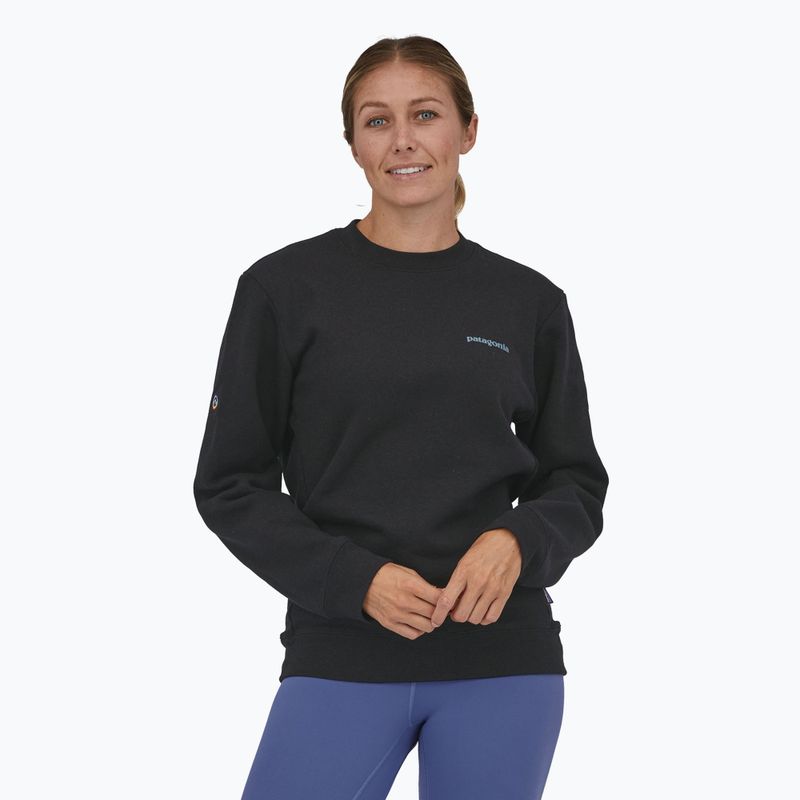 Hanorac Patagonia Fitz Roy Icon Uprisal Crew ink black 3