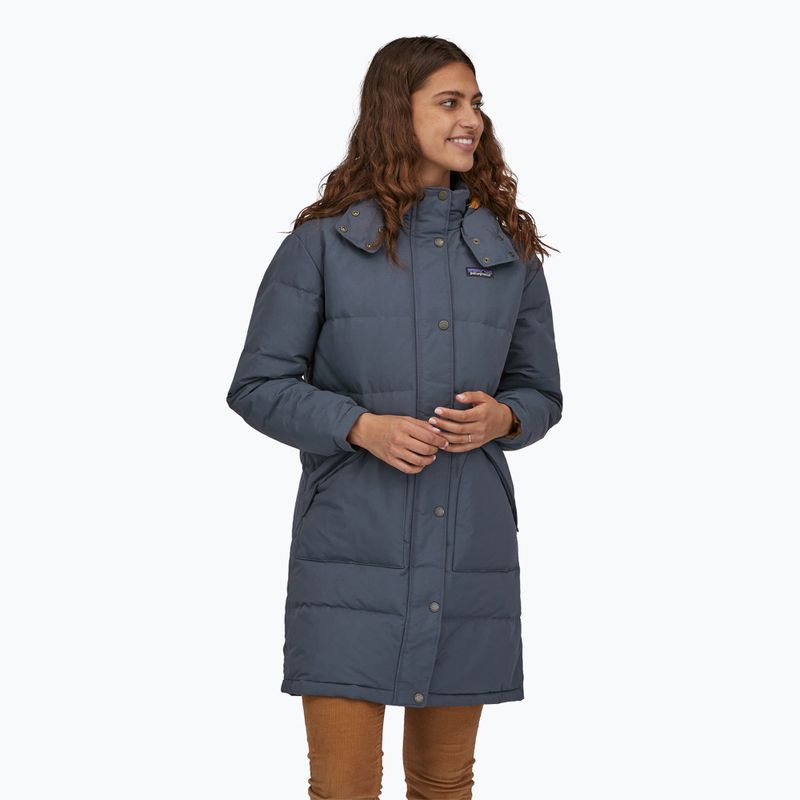 Palton pentru femei Patagonia Downdrift Parka smolder blue