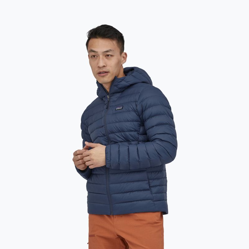 Bărbați Patagonia Down Sweater Hoody nou navy