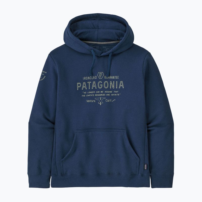 Bărbați Patagonia Forge Mark Uprisal Hoody lagom blu sweatshirt albastru 6