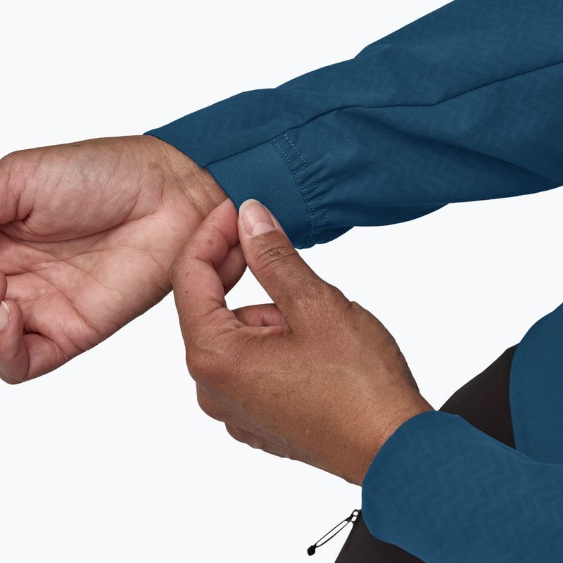 Geacă softshell pentru femei Patagonia R1 CrossStrata Hoody lagom blue 9