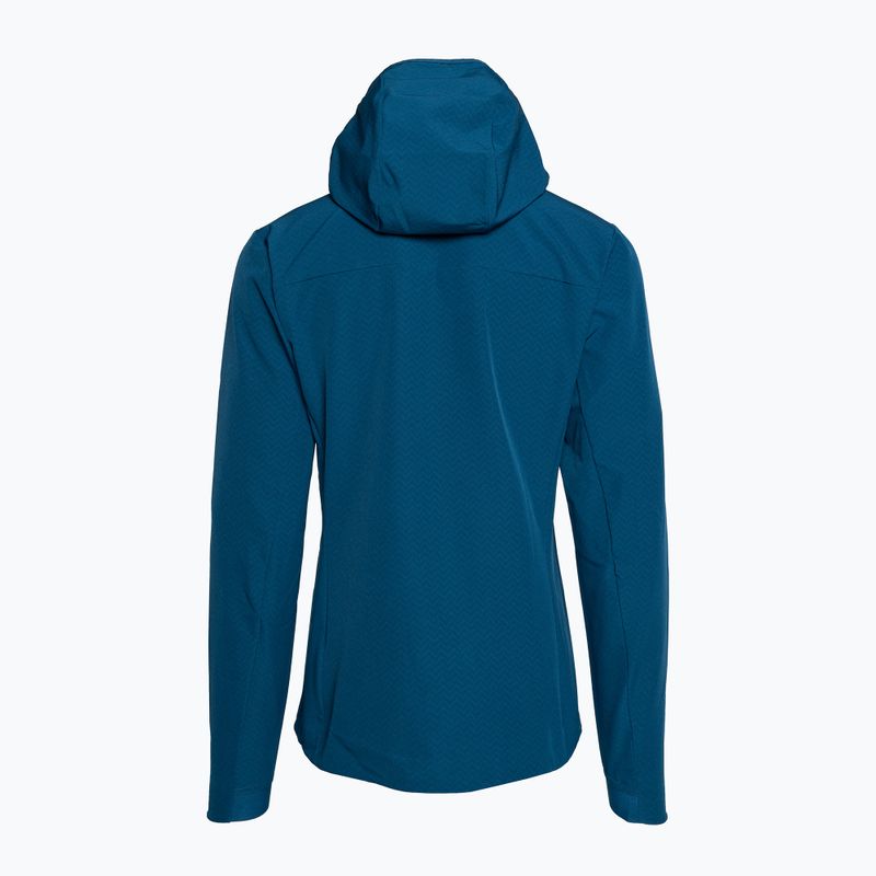 Geacă softshell pentru femei Patagonia R1 CrossStrata Hoody lagom blue 11