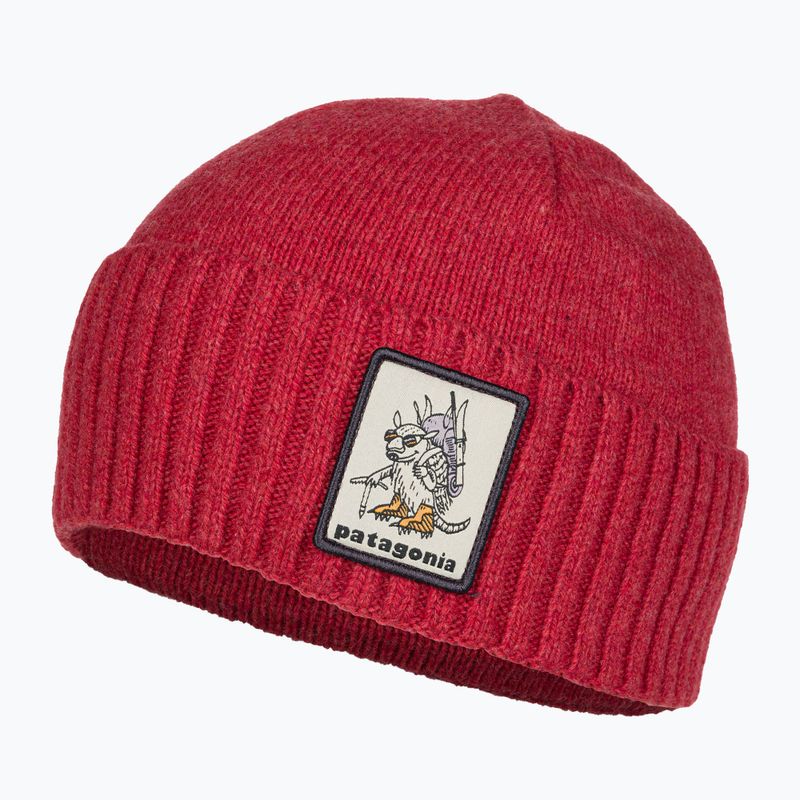 Patagonia Brodeo Beanie Beanie distracție porci de distracție armadillo/touring roșu trekking cap 3