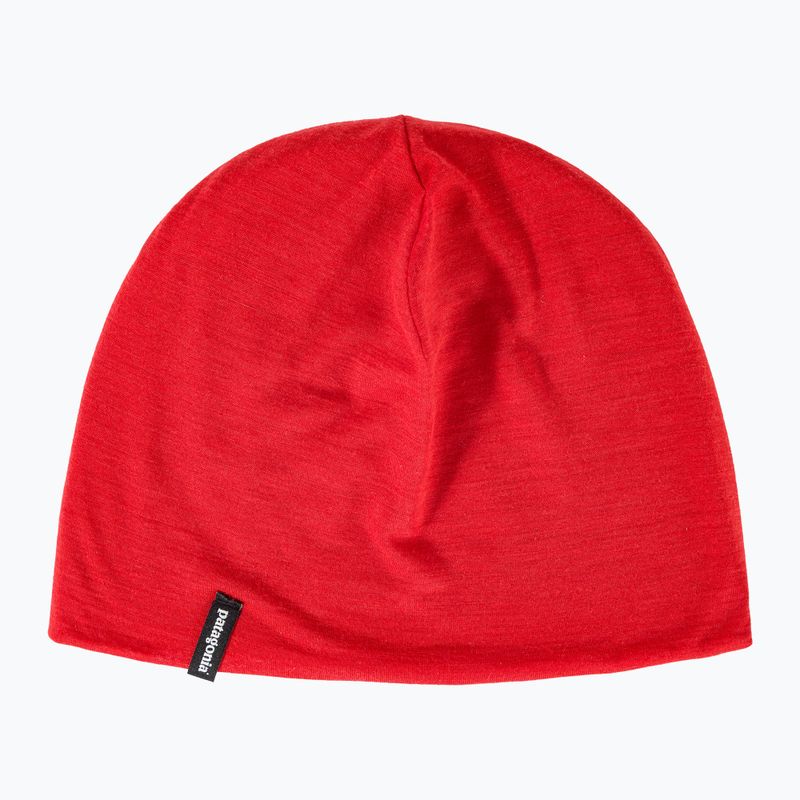 Căciulă Patagonia Overlook Merino Wool Liner Beanie touring red 6