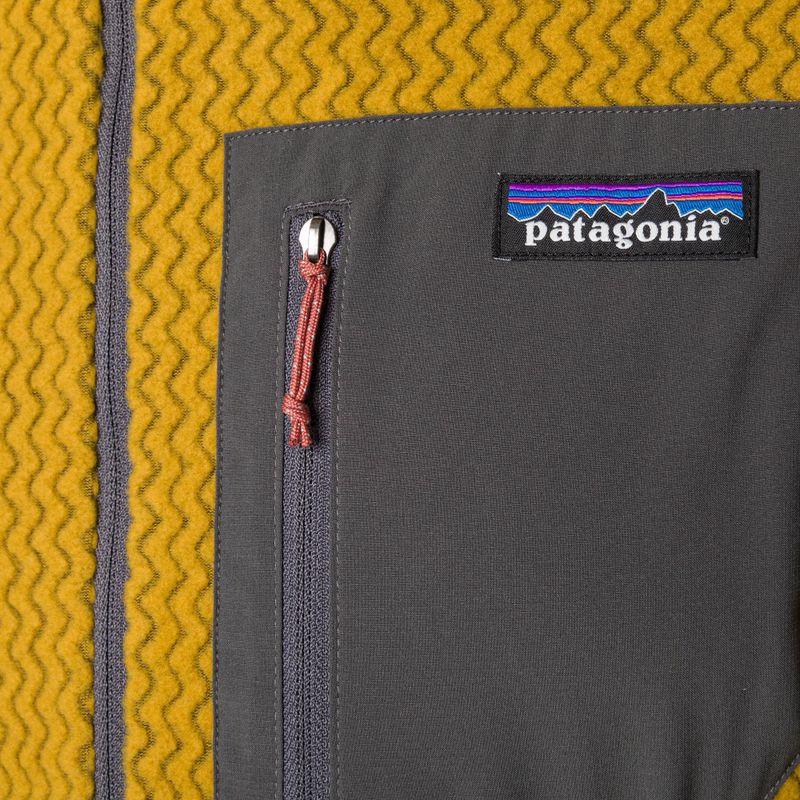 Bărbați Patagonia R1 Air Zip Neck fleece hanorac cosmic aur cosmic 7