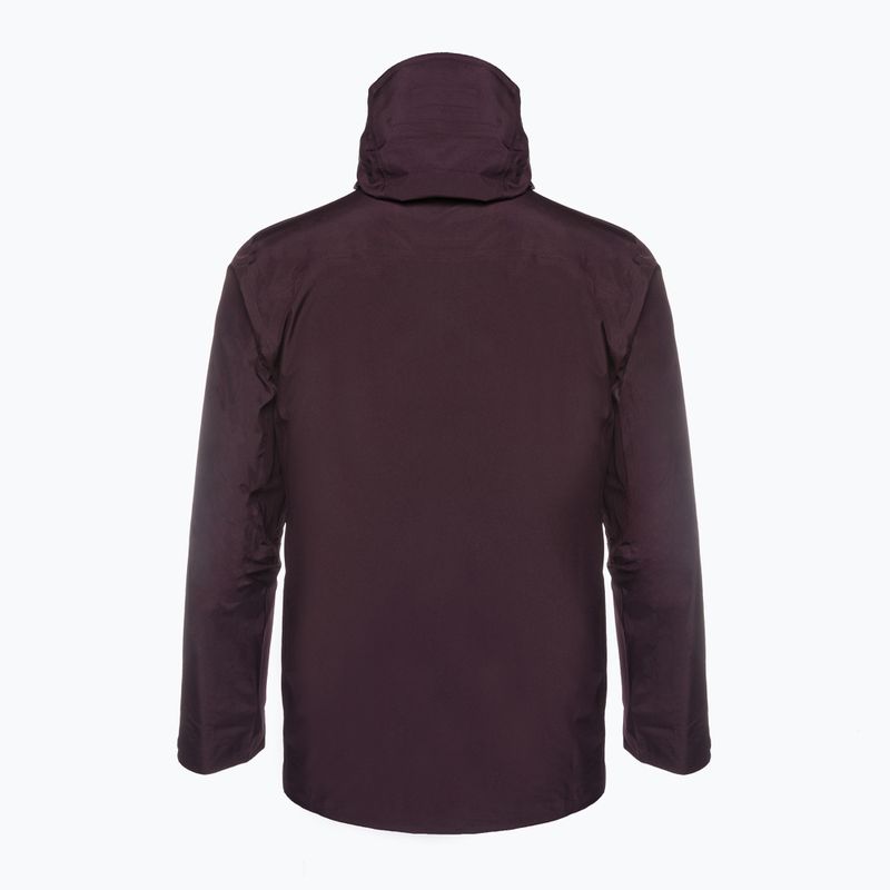 Geacă de ploaie pentru bărbați Patagonia Triolet obsidian plum 2