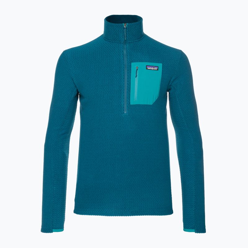 Bărbați Patagonia R1 Air Zip Neck fleece pulover lagom albastru 3