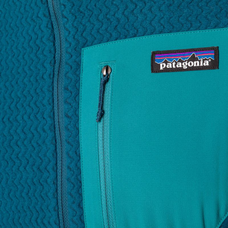 Bărbați Patagonia R1 Air Zip Neck fleece pulover lagom albastru 5