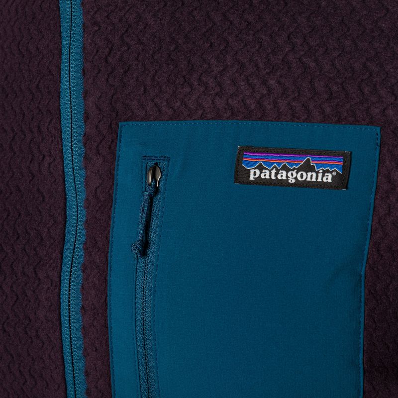 Bluză de trekking pentru bărbați Patagonia R1 Air Full-Zip obsidian plum 5