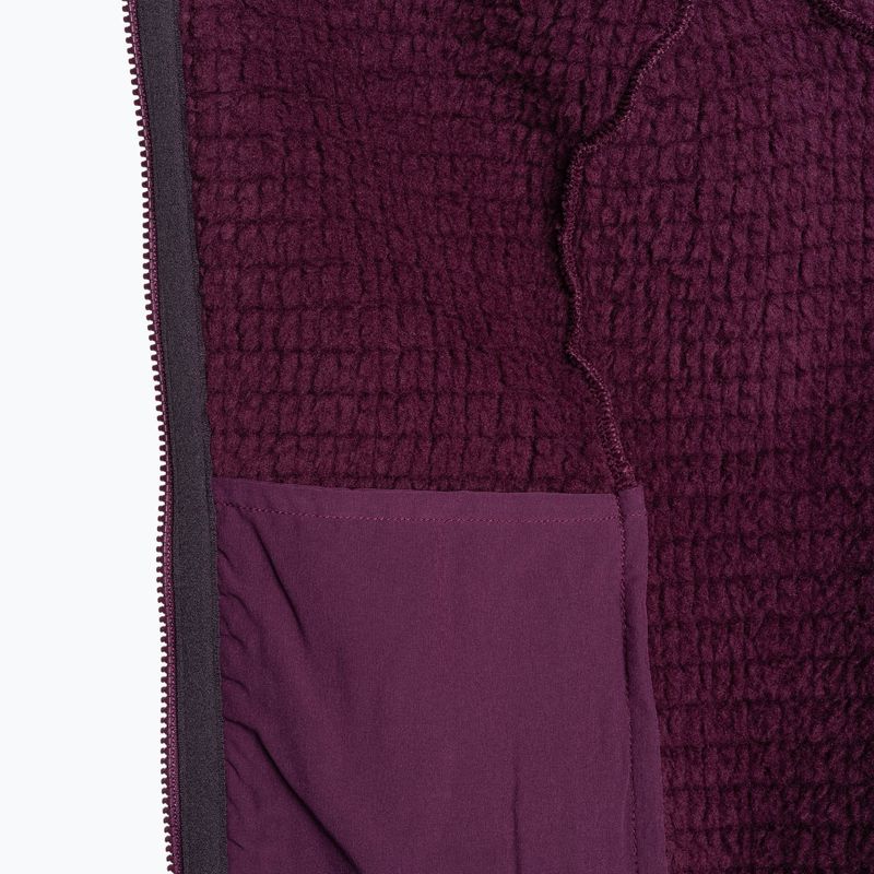 Geacă softshell pentru femei Patagonia R2 TechFace Hoody night plum 5