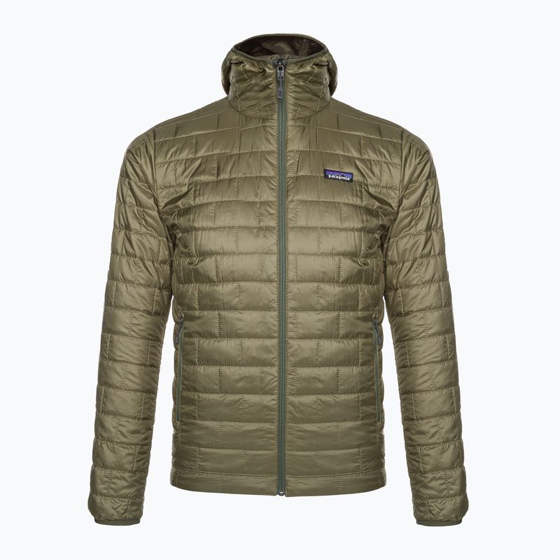 Jachetă izolată pentru bărbați Patagonia Nano Puff Hoody sage kaki