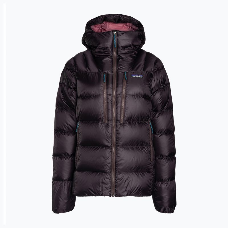 Jachetă cu glugă cu glugă de femei Patagonia Fitz Roy Down Hoody obsidian plum jacket