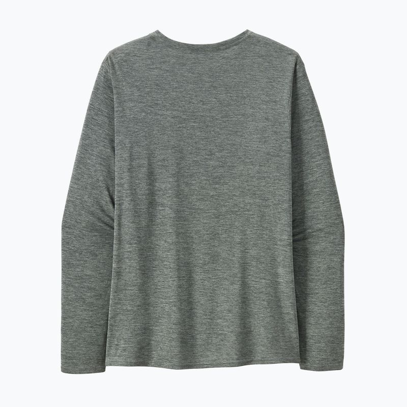 Bărbați Patagonia Cap Cool Daily Graphic Shirt-Waters trekking cu mânecă lungă chasing peaks/sleet green x-dye 8