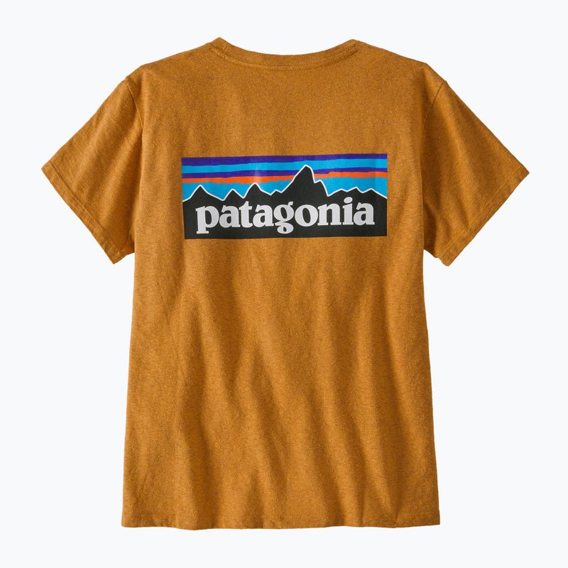 Tricou pentru femei Patagonia P-6 Logo Responsibili-Tee dried mango 4
