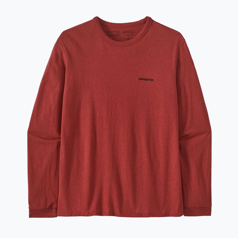 Tricou de trekking pentru femei Patagonia P-6 Logo Responsibili-Tee LS roșu burl roșu 5
