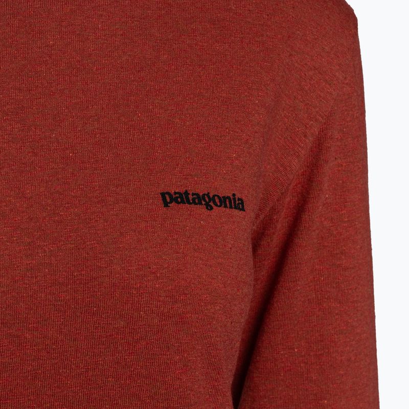 Tricou de trekking pentru femei Patagonia P-6 Logo Responsibili-Tee LS roșu burl roșu 3