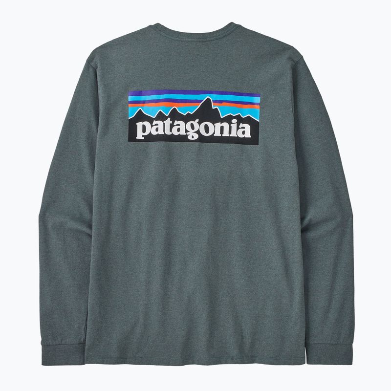 Longsleeve de trekking pentru bărbați Patagonia P-6 Logo Responsibili nouveau green 5