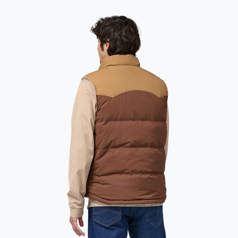 Vestă pentru bărbați Patagonia Reversible Bivy Down moose brown 2