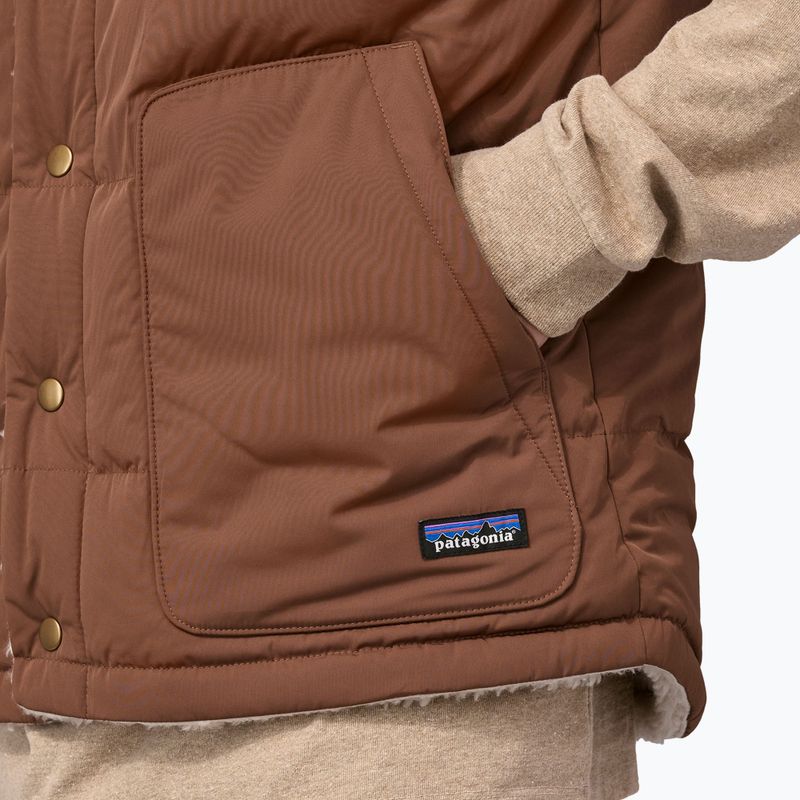 Vestă pentru bărbați Patagonia Reversible Bivy Down moose brown 3